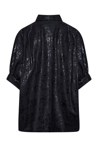 Blouse en lin Silia - Noir