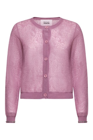 Gilet en laine et alpaga Woodbury - Rose