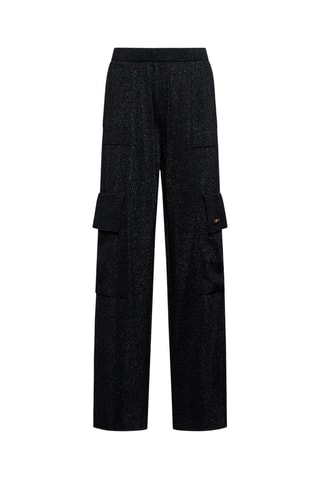 Pantalon pailleté en laine Robers - Noir