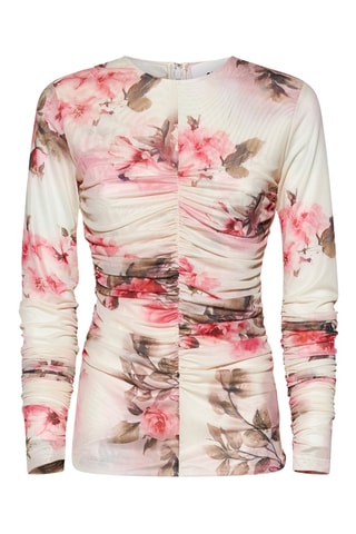 Top drapé Vanas - Rose