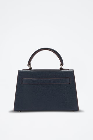 Sac à main en cuir Sanita - Bleu