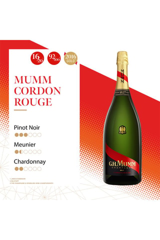 Champagne Cordon Rouge Brut Mathusalem avec caisse - 600 cl