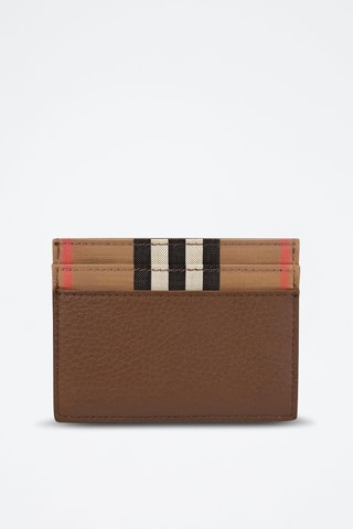 Porte-cartes en cuir Ls Sandon Lgl - Marron