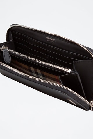 Compagnon en cuir Ms Cc Bill Coin Lgl - Noir