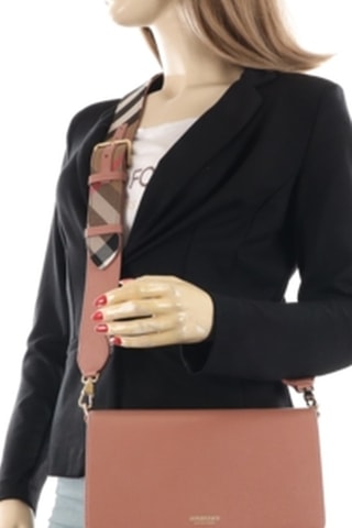 Sac bandoulière en cuir Ll Mackford Mx Gbh - Rose foncé
