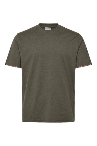T-shirt Ellison Chk Tr - Vert foncé melangé