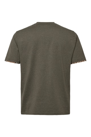 T-shirt Ellison Chk Tr - Vert foncé melangé