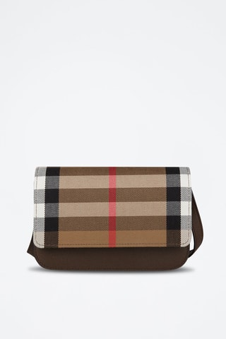 Pochette en cuir Ll Madison Mx Gbh - Marron ébèn