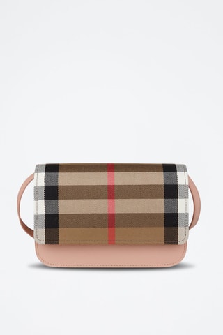 Sac bandoulière en cuir - Beige