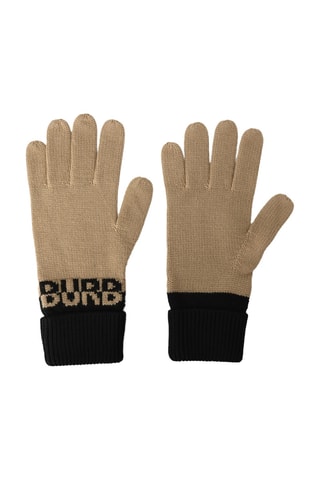 Gants en laine mérinos - Beige