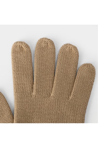Gants en laine mérinos - Beige