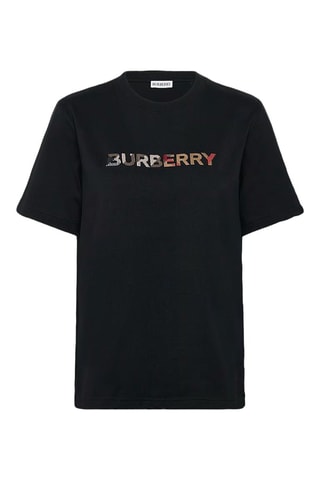 T-shirt Maud Emb - Noir