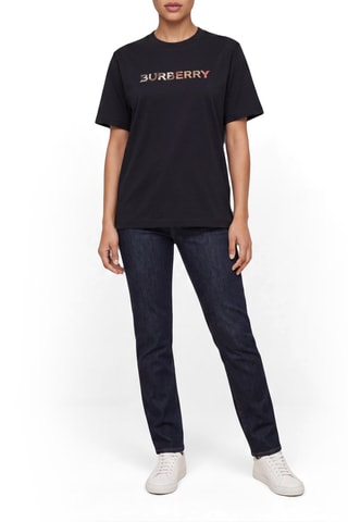 T-shirt Maud Emb - Noir