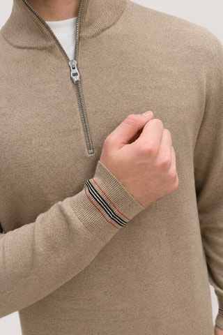 Pull en laine mérinos Itter - Camel