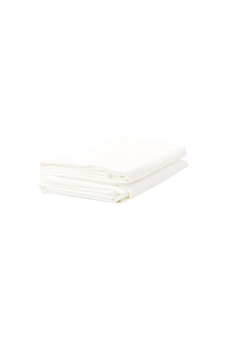 Drap-housse en coton biologique Uni - Blanc