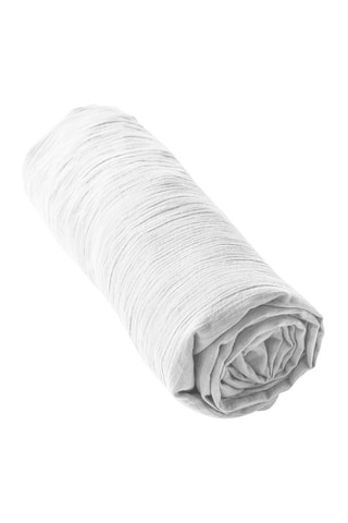Drap-housse Gaze - Blanc