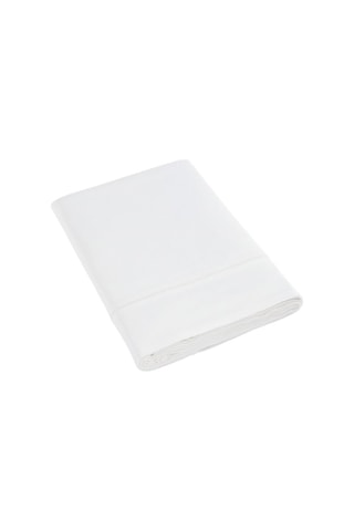 Drap en satin de coton 120 fils/cm² Opium - Blanc