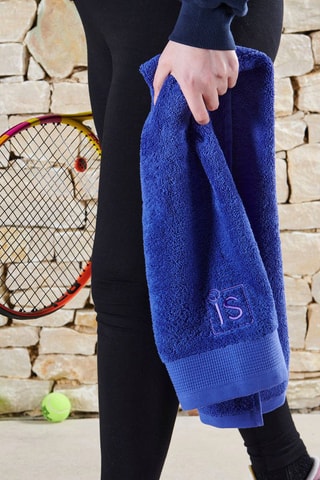 Serviette de toilette Tennis Is - Bleu