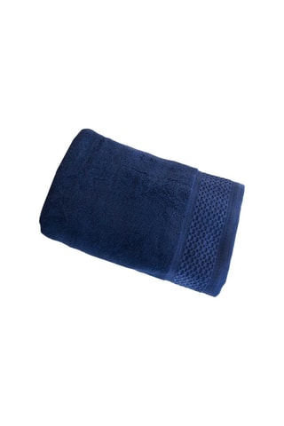 Drap de bain SDB - Bleu marine - 100 x 150 cm