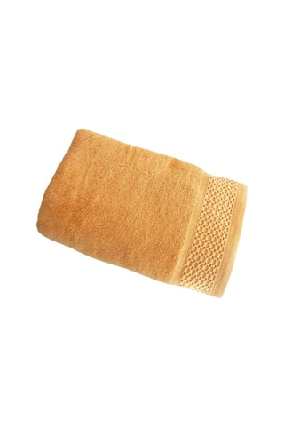 Drap de bain SDB - Moutarde - 100 x 150 cm