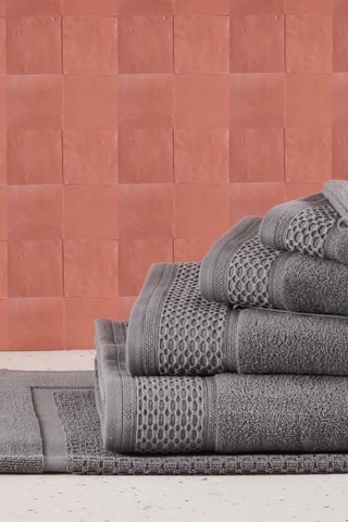 Tapis de bain Unin - Anthracite - 60 x 80 cm