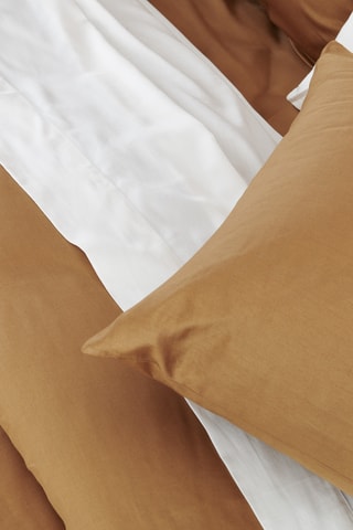 Drap plat en satin de coton 80 fils/cm² Douce Nuit - Blanc