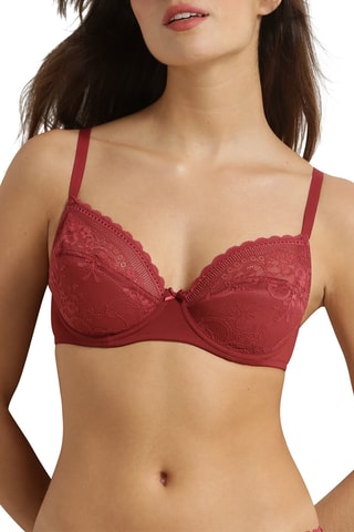 Soutien-gorge Feminine Line - Rouge