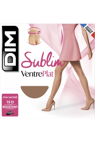 6 collants Sublim Ventre Plat - 15 deniers - Beige