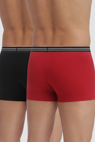 2 boxers Eco  - Rouge
