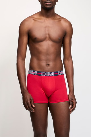 5 boxers   Powerful - Bleu, rouge et bleu marine