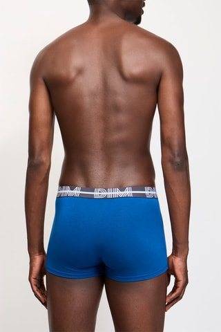 5 boxers   Powerful - Bleu et jaune