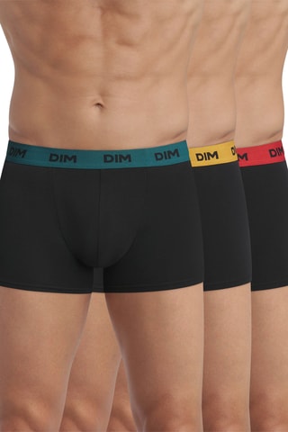 3 boxers Mix and Colors - Noir