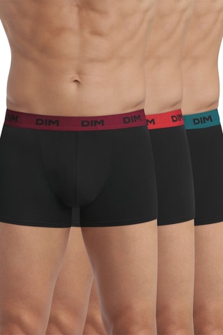 3 boxers Mix and Colors - Noir