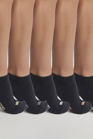 10 paires de socquettes Eco  - Noir