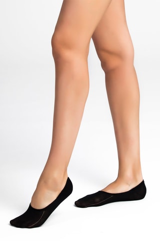 6 paires de protège-pieds Invisifit - Noir