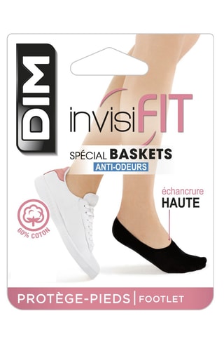 6 paires de protège-pieds Invisifit - Noir