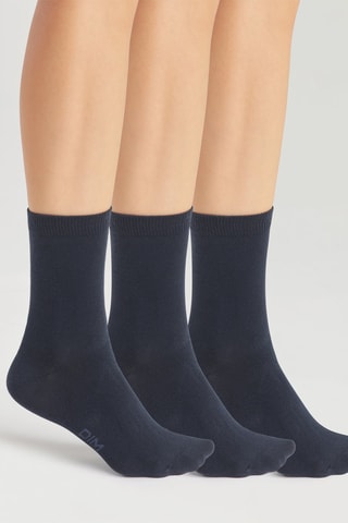 12 paires de chaussettes Coton Nice Price - Bleu marine