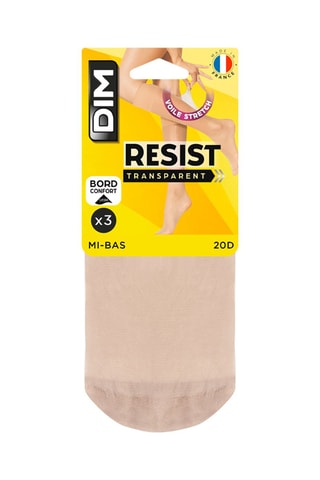 12 paires de mi-bas Resist - 20 deniers - Capri