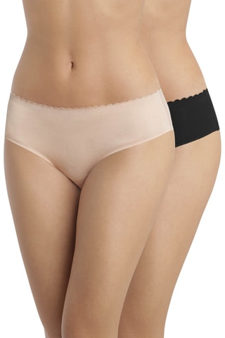 2 slip Body Touch Easy - Beige e nero