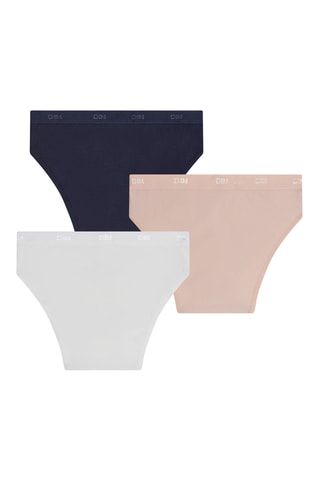 3 culottes Pocket Eco  - Noir, blanc et beige