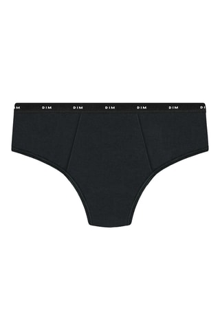 Culotte menstruelle en coton biologique Protec Classic - Flux très abondant - Noir