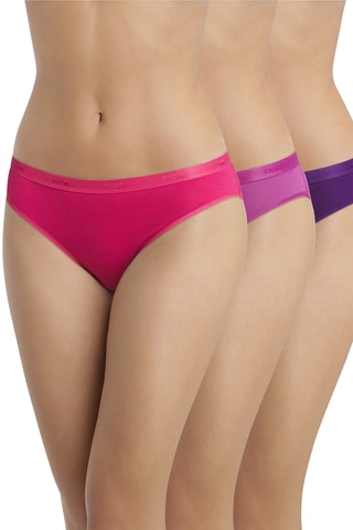 3 culottes Pocket Eco  - Rose et violet