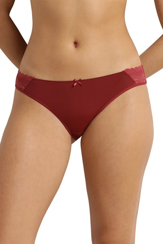Culotte Feminine Line - Rouge bordeaux