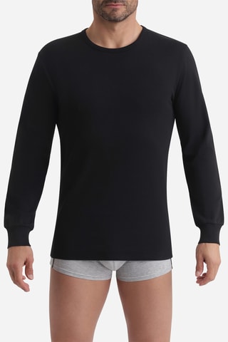 T-shirt Thermal cosy men - Noir