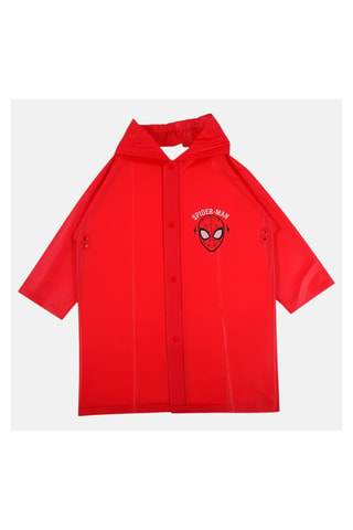 Regenjas met Capuchon Spider-Man Avengers Marvel - Rood