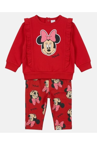 Sweater en Joggingbroek Minnie Disney - Rood