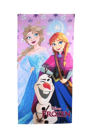 Strandlaken Frozen Disney - Roze en Blauw - 70 x 140 cm - Roze