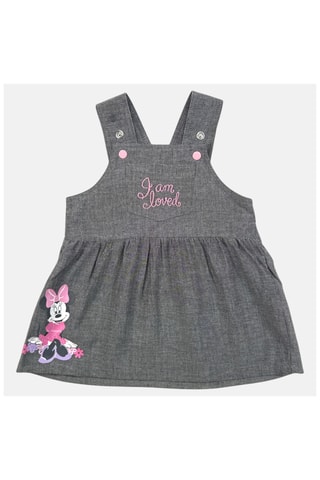 T-shirt et robe salopette Minnie Disney  - Rose
