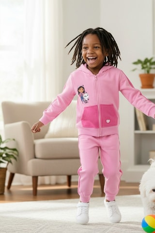 Sweater met Capuchon en Joggingbroek Gabby en The Magic House  - Roze