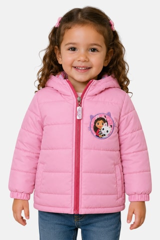 Piumino con cappuccio La casa delle bambole di Gabby  - Rosa